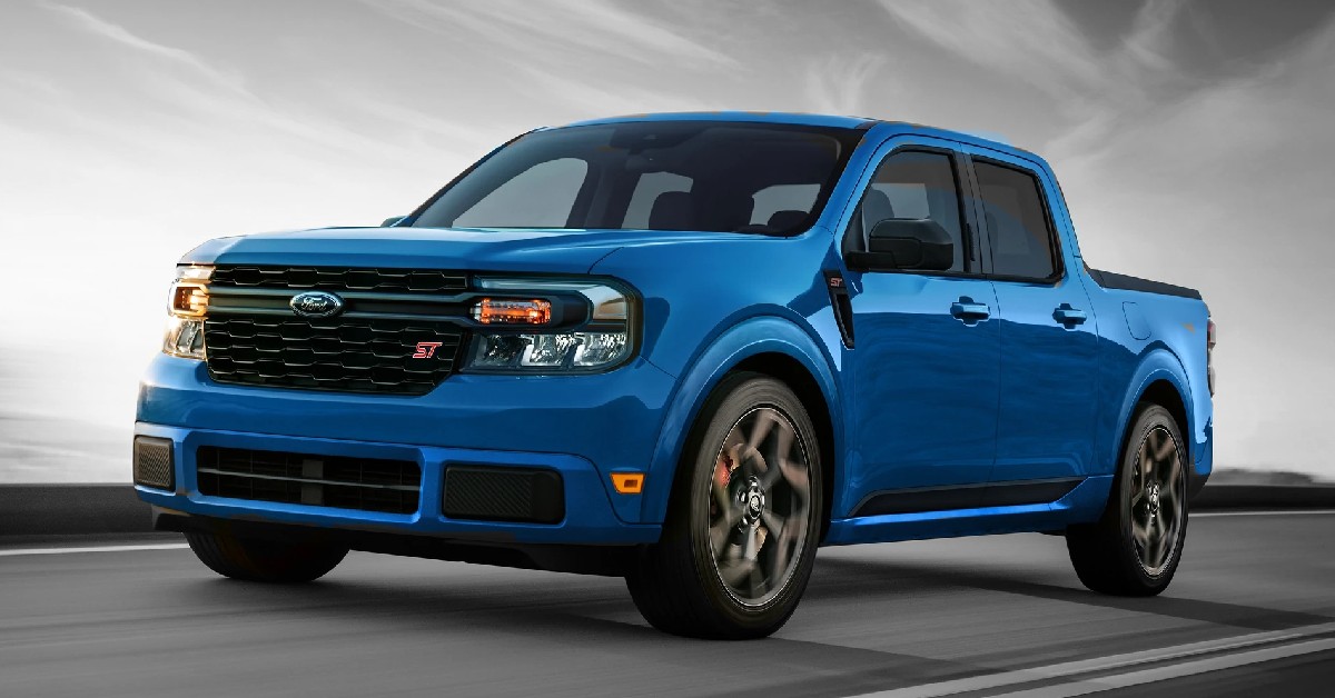 2023 Ford Maverick ST blue